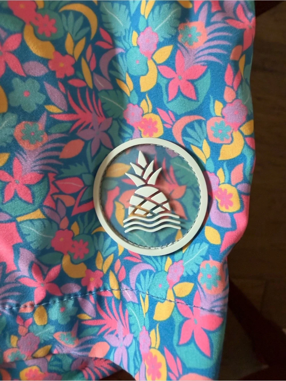 chubbies Pink and Blue Floral Swim Shorts
